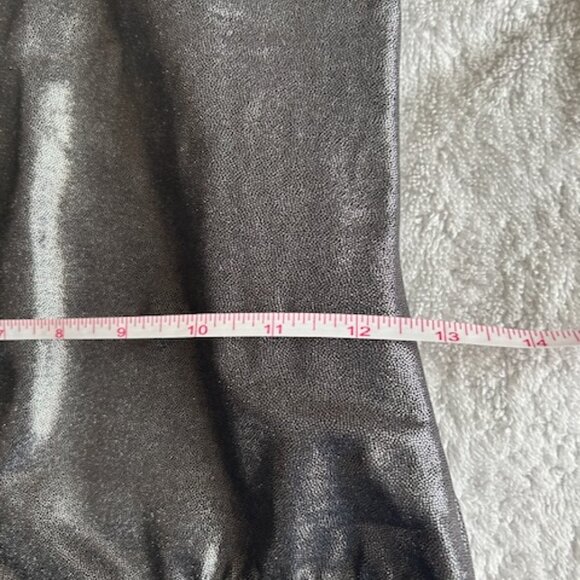 Balera Metallic Gunmetal Grey Leotard Adult Medium EPC - Picture 9 of 9